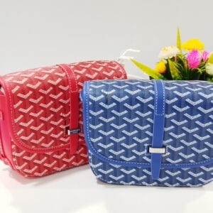 Red & blue Goyard Belvédère PM messenger bag from Value Plus Mall